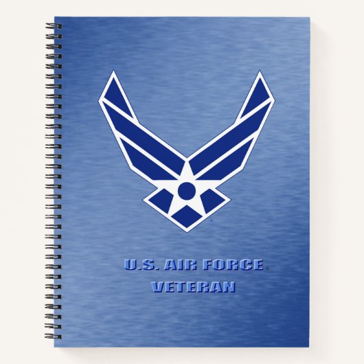 USAFd Notebook großer Veteran Notizblock (Vorderseite)