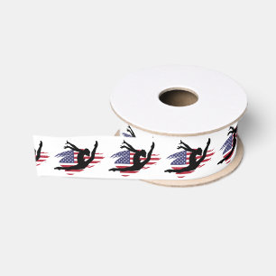 USAGymnast 1,5" Grosgrain-Band Ripsband