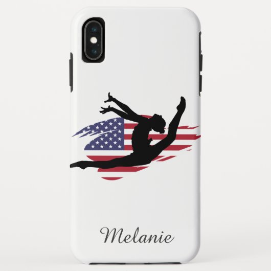 USAGymnast iPhone Xs wütender Fall Case-Mate iPhone Hülle (Rückseite)
