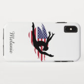 USAGymnast iPhone Xs wütender Fall Case-Mate iPhone Hülle (Rückseite (Horizontal))