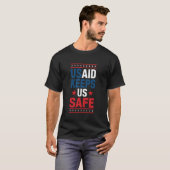 USAID hält uns sicher T-Shirt (Vorne ganz)
