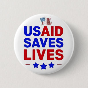 USAID Rette Leben in der internationalen Entwicklu Button