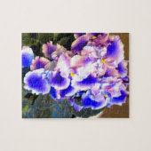 Usambaraveilchen-Blau Puzzle (Horizontal)