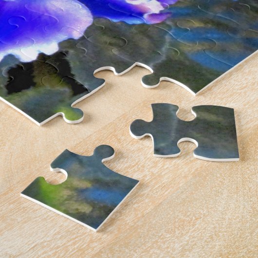 Usambaraveilchen-Blau Puzzle (Seite)