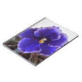 Usambaraveilchen-Blühen Notizblock (Linke Seite)