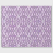 Usambaraveilchen-geometrisches Muster-Packpapier Geschenkpapier (Flach)
