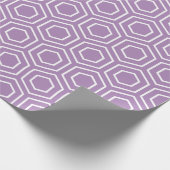Usambaraveilchen-geometrisches Muster-Packpapier Geschenkpapier (Ecke)