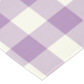 Usambaraveilchen-Gingham-/Büffel-Karo-Tischdecke Tischdecke (Schrägansicht)