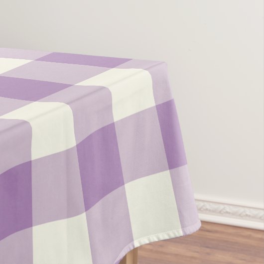 Usambaraveilchen-Gingham-/Büffel-Karo-Tischdecke Tischdecke (Beispiel)