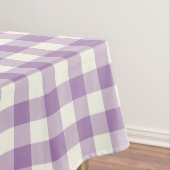 Usambaraveilchen-Gingham-Muster-Karo-Tischdecke Tischdecke (Beispiel)