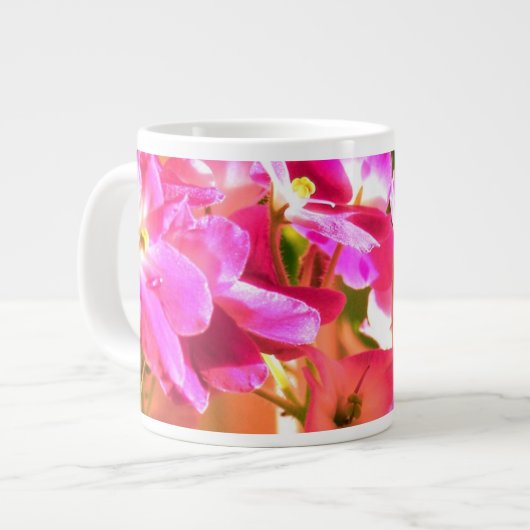 Usambaraveilchen Jumbo-Tasse (Vorderseite Links)