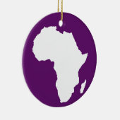 Usambaraveilchen kühnes Afrika Keramikornament (Rechts)