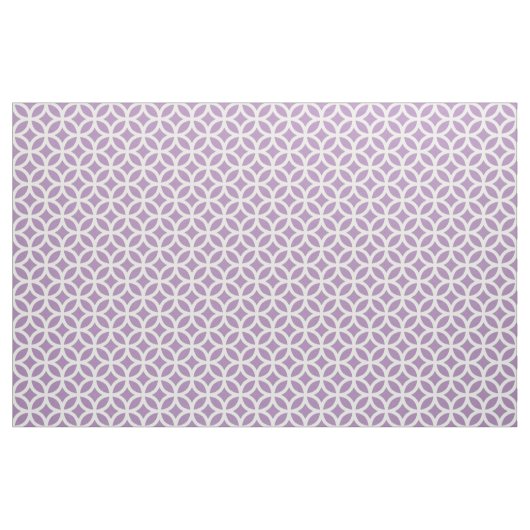 Usambaraveilchen-lila geometrisches Muster-Gewebe Stoff (Yard (91,4 cm))