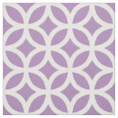 Usambaraveilchen-lila geometrisches Muster-Gewebe Stoff (Muster)