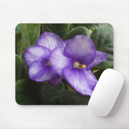 Usambaraveilchen Mousepad (Mit Mouse)