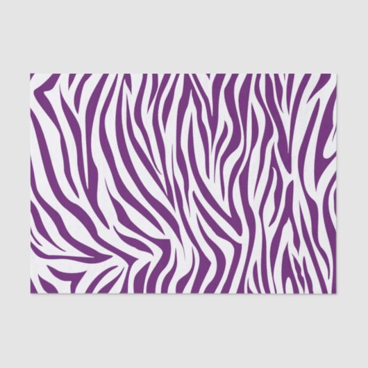 Usambaraveilchen-SafariZebra Seidenpapier (Vorderseite)