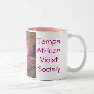 Usambaraveilchen-Tasse Zweifarbige Tasse