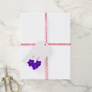 Usambaraveilchen-Weihnachtsgeschenk-Umbau Geschenkanhänger