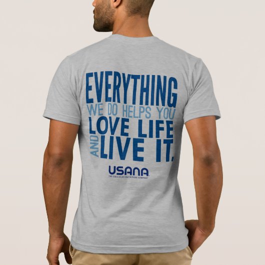 Usana: Cellular Nutrition Company T-Shirt (Rückseite)