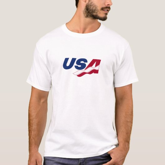 USAracquetball-T-Shirt T-Shirt (Vorderseite)