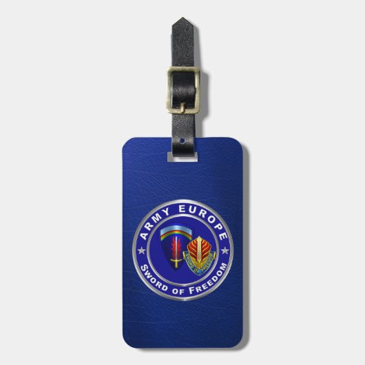 USAREUR Army Europe Gepäckanhänger (Vorderseite vertikal)