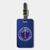 USAREUR Army Europe Gepäckanhänger (Vorderseite vertikal)