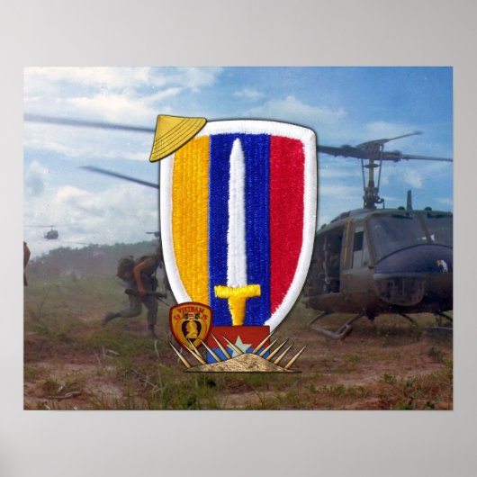 USARV Army Support Command Vietnam Nam War Poster (Vorne)