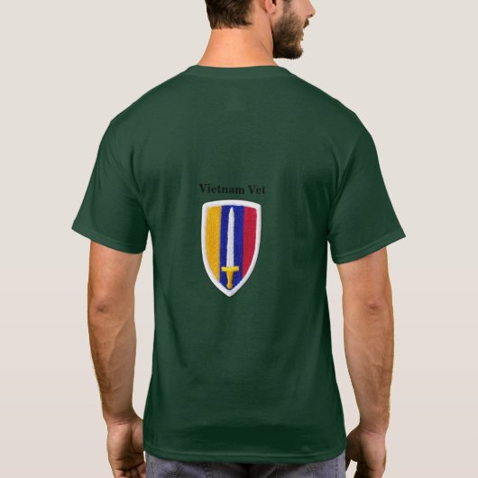 USARV MACV Vietnam Nam War Vets Patch T-Shirt (Rückseite)