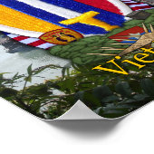 USARV Vietnam Nam War Patch Print Poster (Ecke)