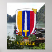 USARV Vietnam Nam War Patch Print Poster (Vorne)