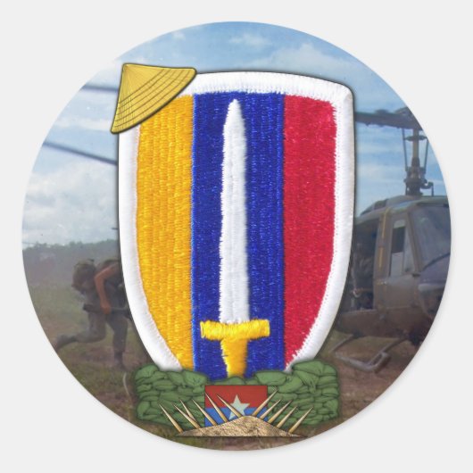 USARV Vietnam Nam War Patch Stickers (Vorderseite)