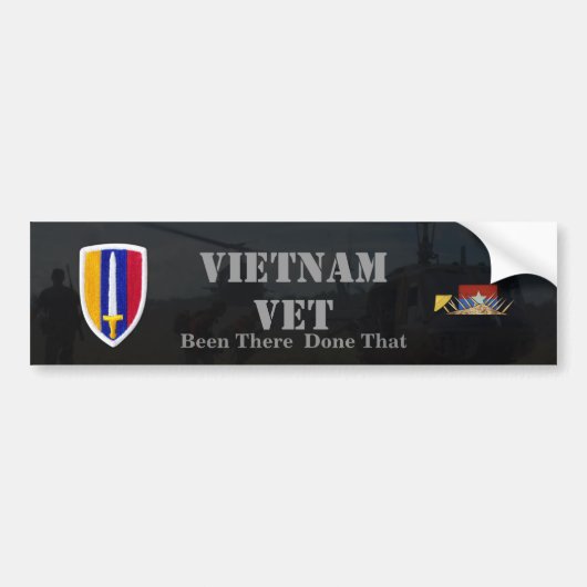 USARV Vietnam Nam War Patch Vlies Autoaufkleber (Vorne)