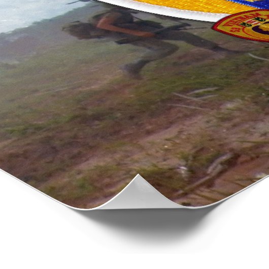 USARV Vietnam Nam War Vets Patch Poster (Ecke)