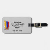 USARV Vietnam War Patch Gepäckmarke Gepäckanhänger (Vorderseite horizontal)