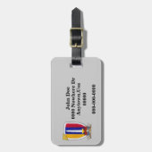 USARV Vietnam War Patch Gepäckmarke Gepäckanhänger (Vorderseite vertikal)