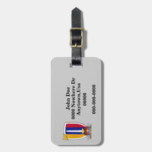 USARV Vietnam War Patch Gepäckmarke Gepäckanhänger (Vorderseite vertikal)