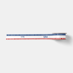 USA's 250. Jubiläum 1776 2026 Rot Weiß Blau Satinband