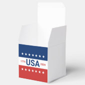 USA's 250th Anniversary 1776 2026 Red White Blue Geschenkschachtel (Geöffnet)