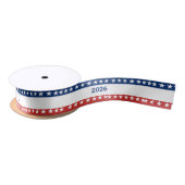 USA's 250th Anniversary 1776 2026 Red White Blue Satinband (Spule)