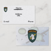 USASOC 1. Special ops SOCOM Veterans veterans vete Visitenkarte (Vorne/Hinten)