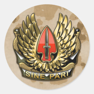 USASOC DUI RUNDER AUFKLEBER