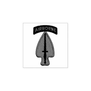 USASOC PSYOP SOF Sine Pari Veterans LRPS Reception Gummistempel