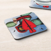 USASOC SOC Special Ops Fort Bragg Veterans Veteran Getränkeuntersetzer (Linke Seite)