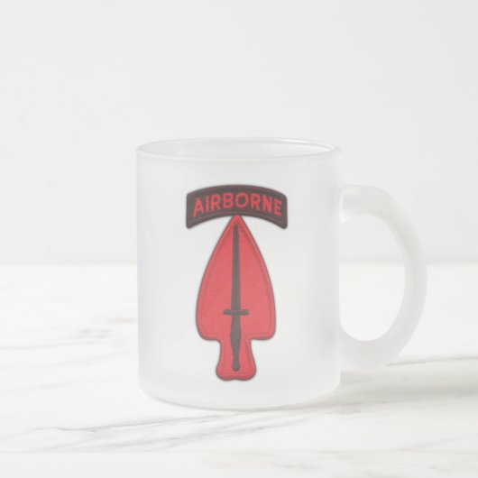 USASOC SOCOM SOC Special ops von Veteranen Mattglastasse (Rechts)