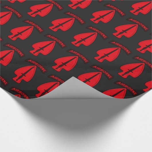 USASOC SOCOM Special ops veterans veterans veteran Geschenkpapier (Ecke)