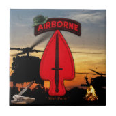 USASOC SOF Special Ops Veterans Veterans Vets Patc Fliese (Vorderseite)