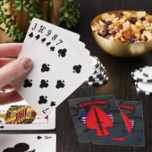 USASOC Special Ops Patch Poker Karten Spielkarten (In Situ)