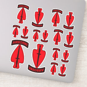 USASOC Special Ops Veterans Contour Sticker