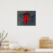 USASOC Special Ops Veterans Patch Poster (Küche)