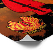 USASOC Special Ops veterans vets lrrps lrp recon Poster (Ecke)